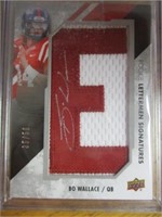 Bo Wallace Letter 35/50 Card