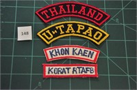 Korat RTAFB Khon Kaen U-Tapao Thailand 4 Tabs