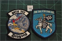 416th TAC Ftr Tng Sq & 69th TFS Dragons Patches