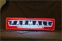 -New- Farmall Neon Sign, Approx 43"x12"