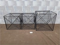 HomeSence metal square baskets (retail $30each)