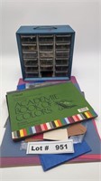 ART PAPER AND 18 DRAWER ORGANIZER