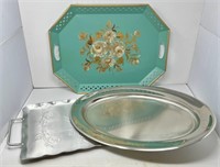 Nashco and Floral Serving Trays