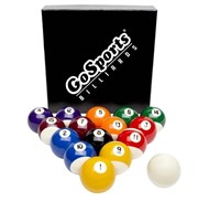 GoSports Regulation Billiards Balls Complete Set