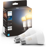 $45  Philips Hue 60W LED Warm-to-Cool 2 Pack