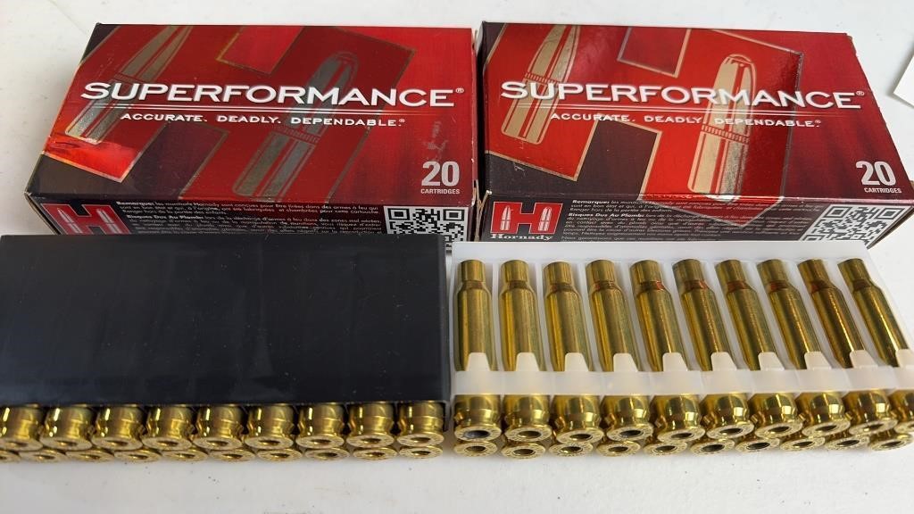 40 Hornady .308 Cartridges