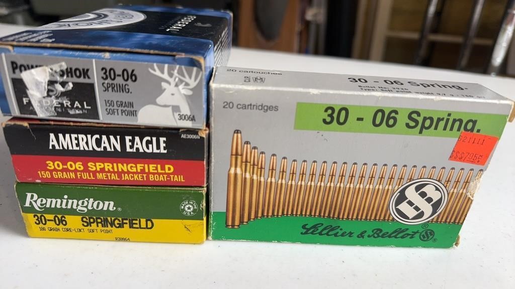 80 30-06 Cartridges