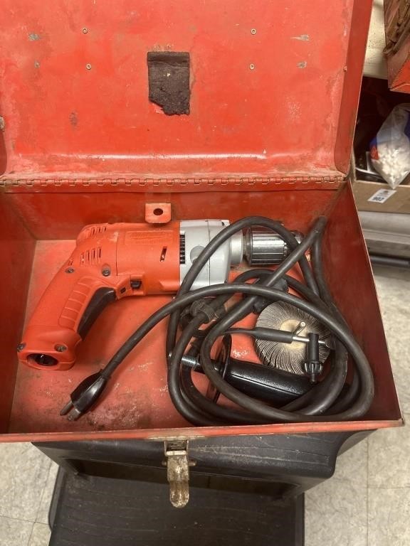 Milwaukee drill and tools