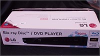 LG Blu-ray/DVD player, new in box