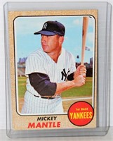 1968 Topps Mickey Mantle Baseball Card