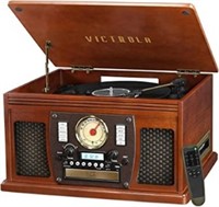 Victrola 8-in-1 Bluetooth Record Player & Multimed