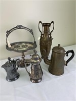Assorted Silverplate items (5)