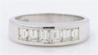 Platinum Emerald Cut 1.00 ct VS Diamond Ring