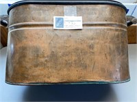 Copper Boiler Tub with Lid