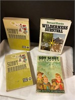 Boy Scout handbook and survival book