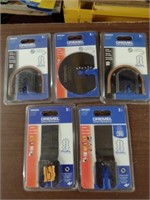 5 DREMEL Assorted Multi-Tool Blades.