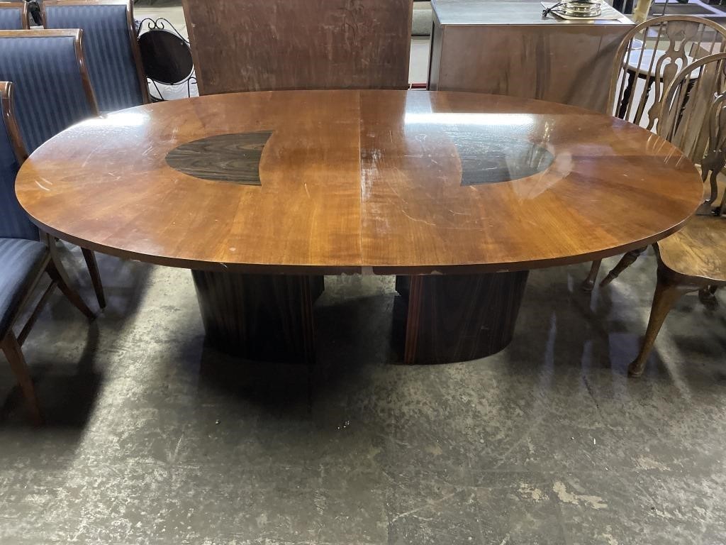 (F) Henerdon Cherry and  Walnut Dining Table