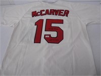 Tim McCarver Signed Jersey COA