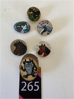 Hand Painted Pins