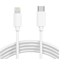 TALK WORKS Fast-Charge USB C to Lightning Cable MF