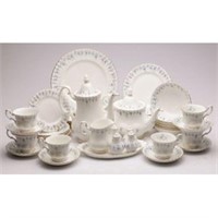 Royal Albert Memory Lane China Set, Complete With