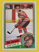 Pat Verbeek 1984-85 O-Pee-Chee Rookie Card