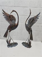 Metal  Lawn & Garden Birds  Decor  33 - 35" high