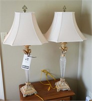 Set of Decorative Glass Lamps