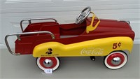 Coca Cola Pedal Car 40" long x 21"high