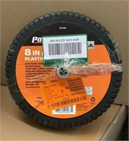 Plastic Mower Wheel 8"