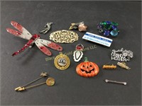Ladies brooch collection