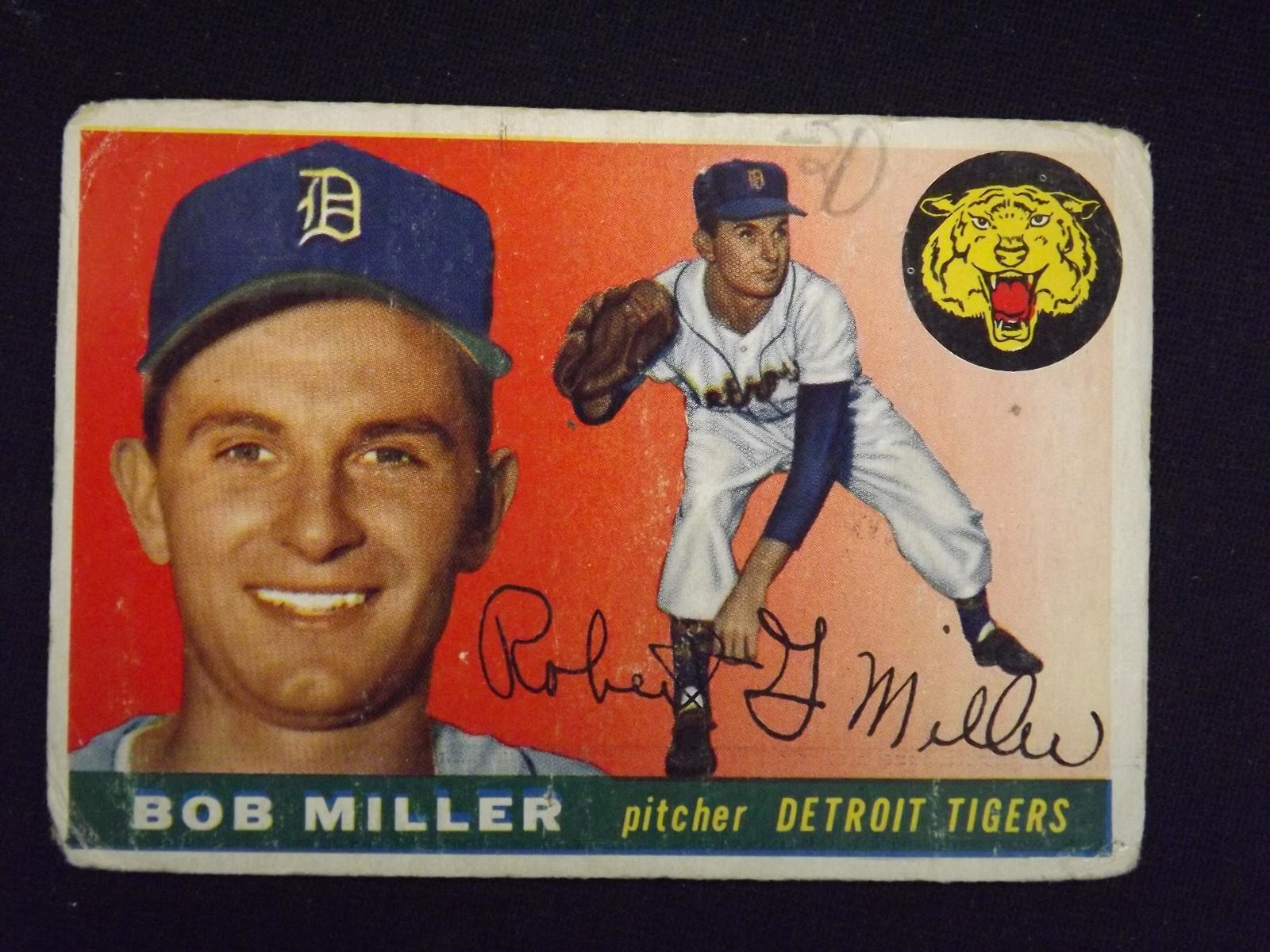 1955 TOPPS #9 BOB MILLER DETROIT TIGERS