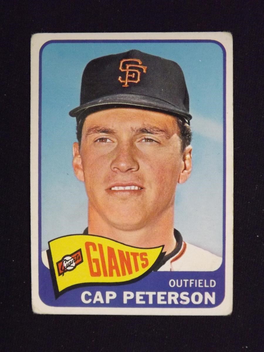 1965 TOPPS #512 CAP PETERSON GIANTS VINTAGE