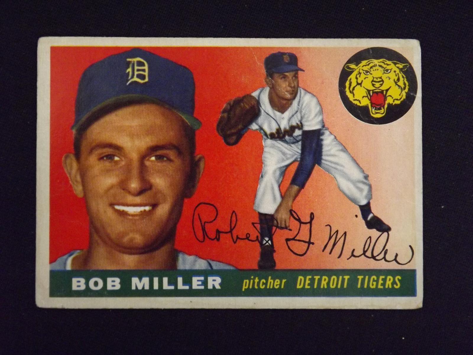 1955 TOPPS #9 BOB MILLER DETROIT TIGERS