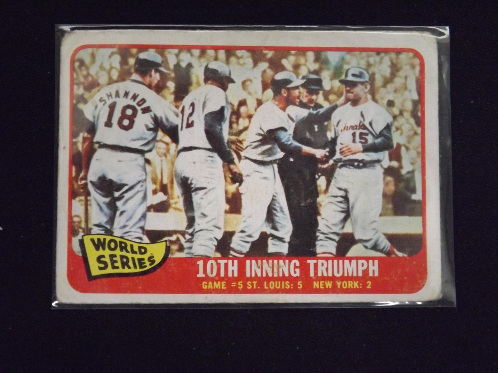 1965 TOPPS #136 1964 WORLD SERIES GAME 5