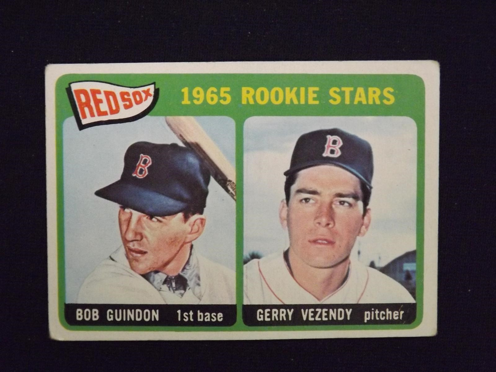 1965 TOPPS #509 RED SOX RC GUINDON VEZENDY