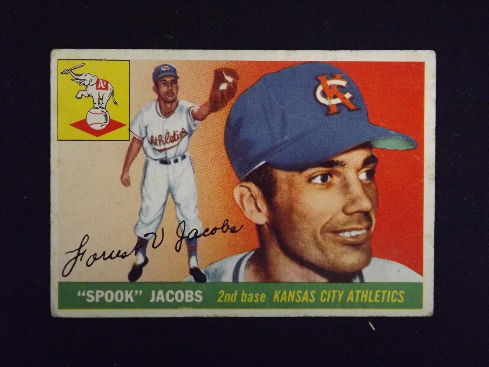 1955 TOPPS #61 SPOOK JACOBS ATHLETICS