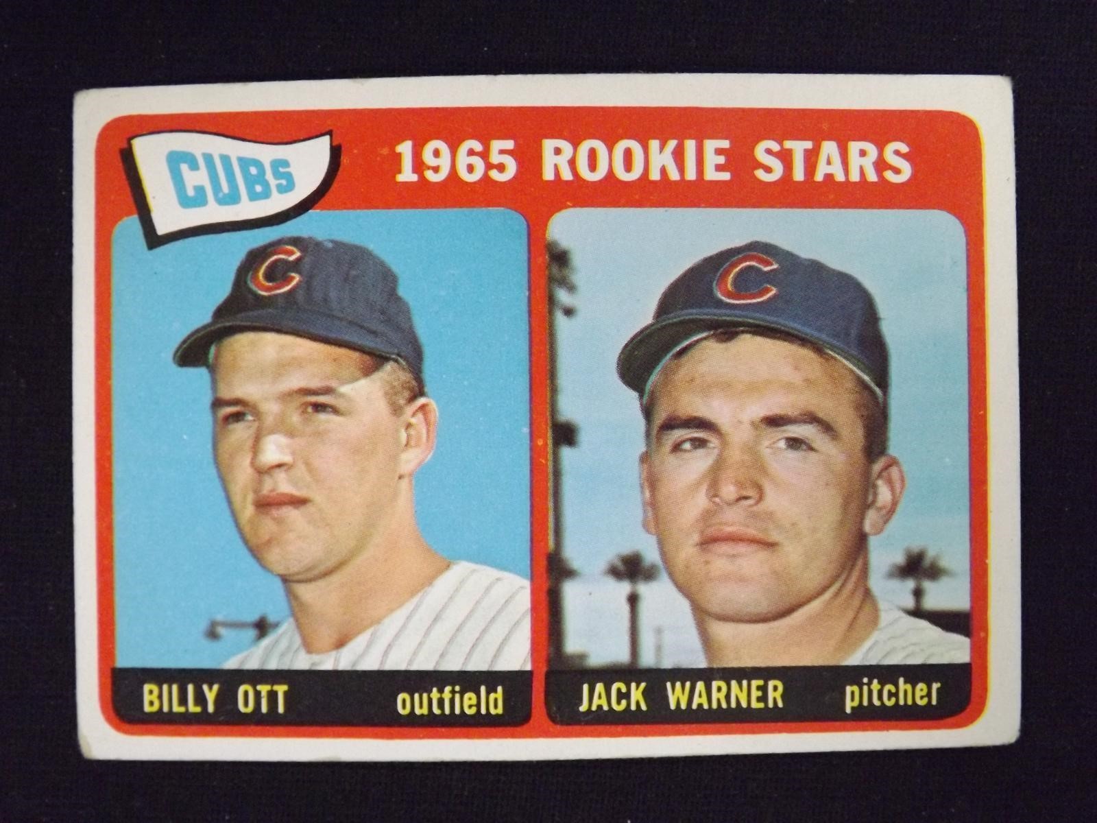 1965 TOPPS #354 CUBS ROOKIE STARS OTT WARNER