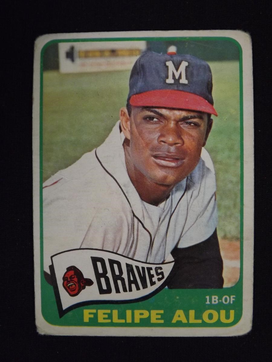 1965 TOPPS #383 FELIPE ALOU MILWAUKEE BRAVES