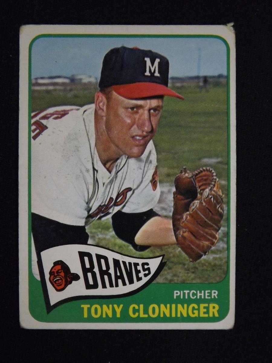 1965 TOPPS #520 TONY CLONINGER BRAVES