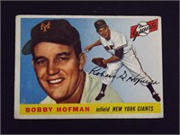 1955 TOPPS #17 BOBBY HOFMAN NEW YORK GIANTS