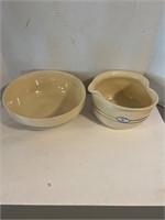 Vintage pottery bowls 12”