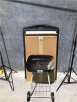 Small Grill and Plastic Rack