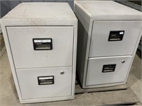 SENTRY DOUBLE DRAWER FIRE CABINETS WITH KEYS