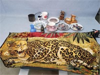 Leopard Tapestry, Rockwell Plates, & More