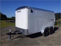 2023 Tradco 12' T/A Enclosed Trailer