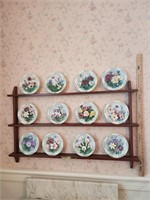 Lena Liu's Beautiful Garden collector plate set