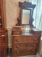 Neat Eastlake dresser with glove boxes