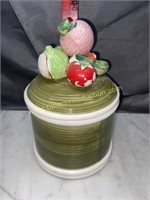 Vintage vegetable kitchen canister