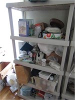 PLASTIC SHELF AND CONTENTS - BUYER TO BOX